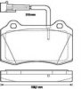BENDIX 573079B Brake Pad Set, disc brake